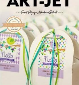 PAPEL ADHESIVO BRILLANTE A4 x100 HOJAS