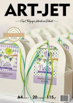 PAPEL ADHESIVO BRILLANTE A4 x20 HOJAS