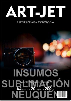PAPEL BRILLANTE 200grs x100hs