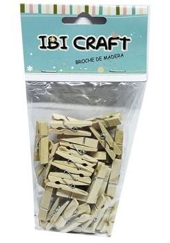 BROCHES DE MADERA 35mm x 50 U.