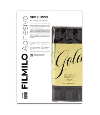 FILM ORO LUJOSO (CON ADHESIVO) x20hs FILM ORO LUJOSO (CON ADHESIVO) x20hs