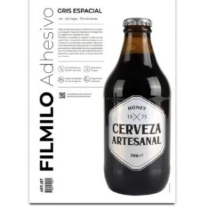 FILM GRIS ESPACIAL (CON ADHESIVO) x20hs