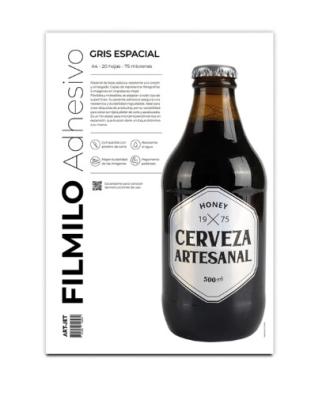 FILM GRIS ESPACIAL (CON ADHESIVO) x20hs