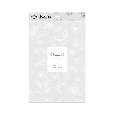 PAPELINA BLANCO TIZA x20