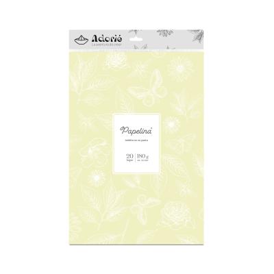 PAPELINA CREMA MARFIL x20