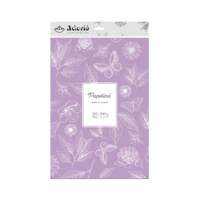 PAPELINA LILA PASTEL x20