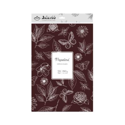 PAPELINA MARRON CAFE x20