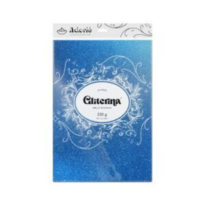 GLITERINA CELESTE OSCURO FINO x20hs