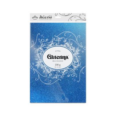 GLITERINA CELESTE OSCURO FINO x20hs
