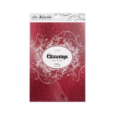GLITERINA ROJO GRANATE x20hs