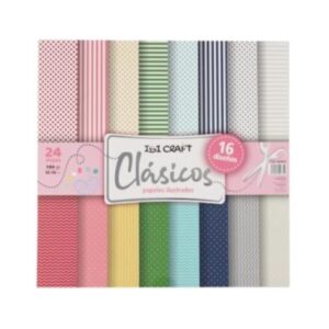 PAPEL SCRAP IBICRAFT CLASSIC x24hs