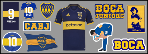 UV DTF 24 x 8,5 BOCA CAMISETA UV DTF 24 x 8,5 BOCA CAMISETA