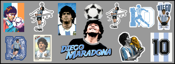 UV DTF 24 x 8,5 MARADONA PELOTA UV DTF 24 x 8,5 MARADONA PELOTA