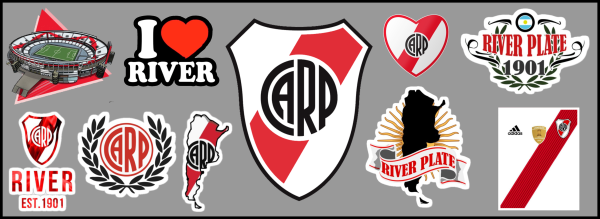 UV DTF 24 x 8,5 RIVER ESCUDO