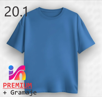 REMERA 20.1 ALGODON PREMIUM COLORES
