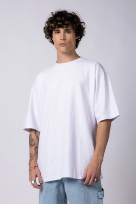 REMERA OVERSIZE 20.1 ALGODON PREMIUM BLANCA