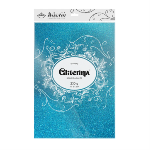 GLITERINA CELESTE AGUA x20hs