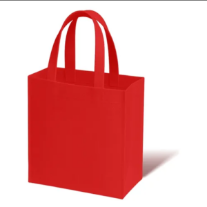 BOLSA GABARDINA ROJA 30x30cm