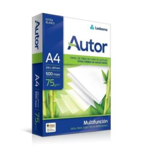 RESMA AUTOR A4 75grs